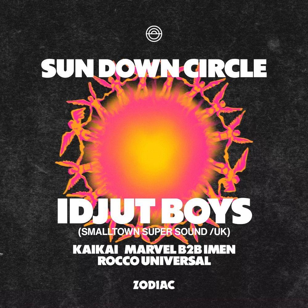 sun down circle x zodiac