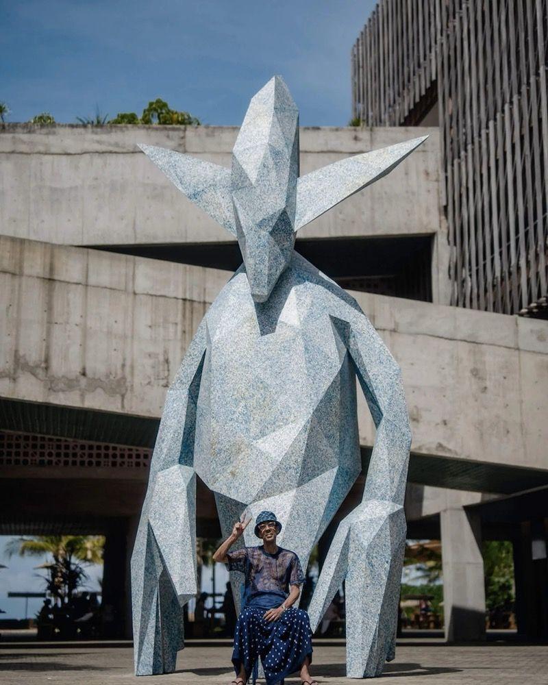 the face: “graffiti legend futura on making a sculpture entirely from waste”